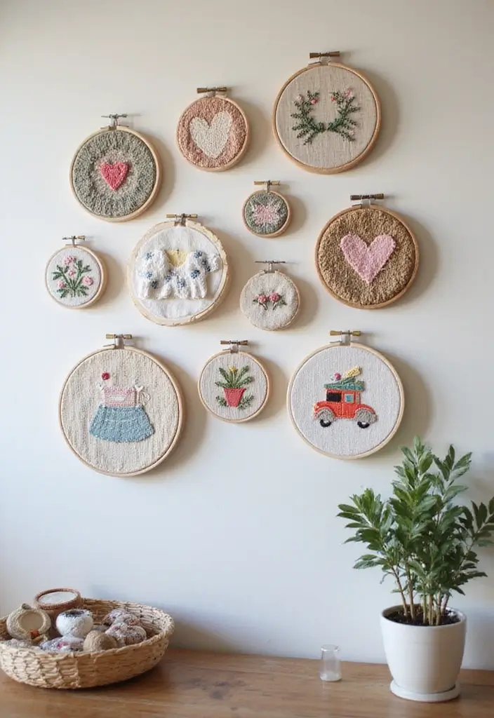 27 Wall Decor DIY Projects That Instantly Transform Your Space 15 27 Wall Decor DIY Projects That Instantly Transform Your Space - 15. Embroidery Hoop Art