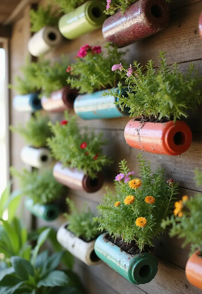 27 Wall Decor DIY Projects That Instantly Transform Your Space 2 27 Wall Decor DIY Projects That Instantly Transform Your Space - 2. Upcycled Bottle Planters