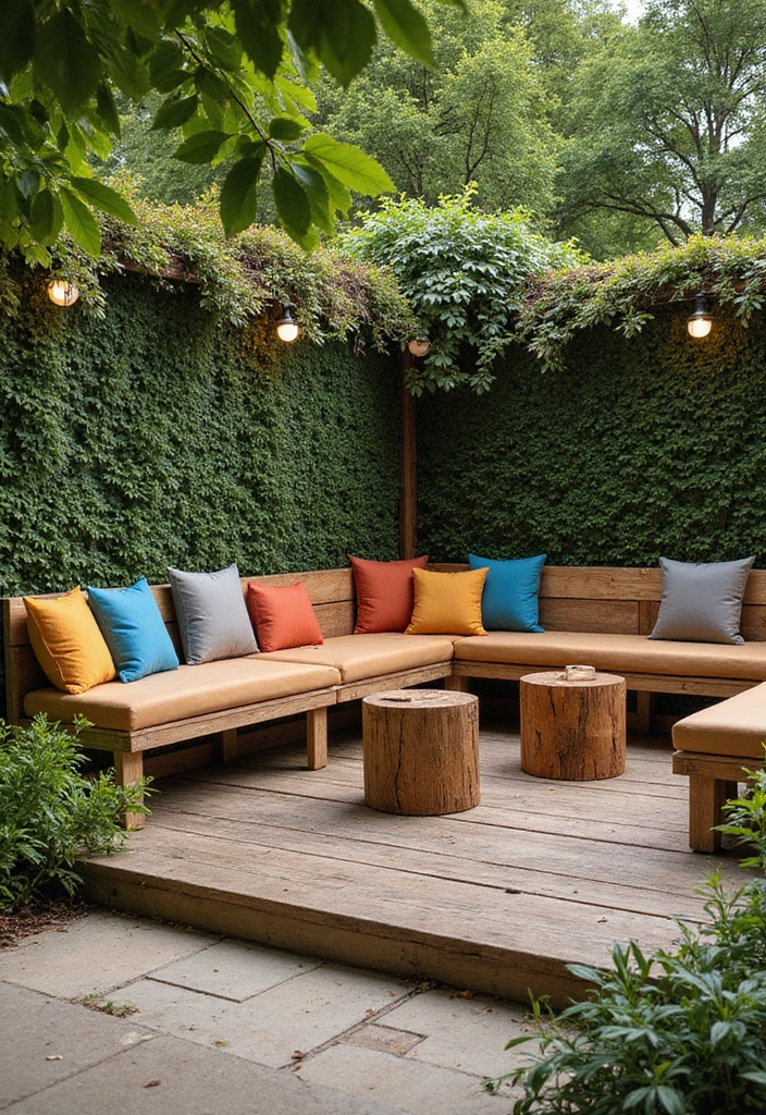 28 Backyard DIY Ideas That Instantly Upgrade Your Outdoor Space - 28. Eco-Friendly Seating