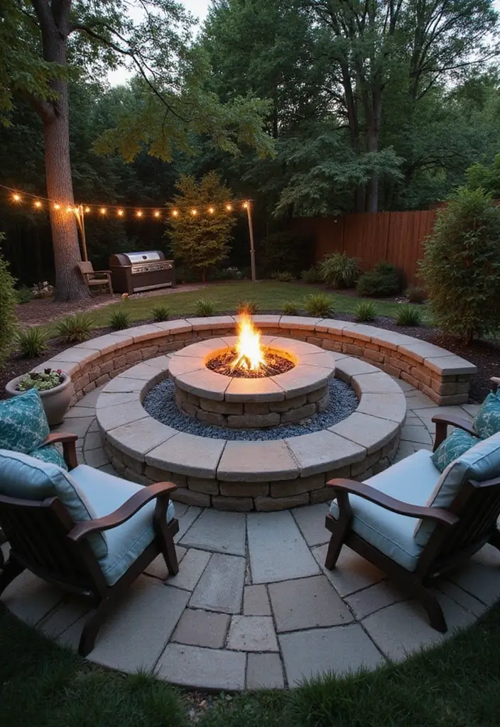 28 Backyard DIY Ideas That Instantly Upgrade Your Outdoor Space - 4. DIY Fire Pit