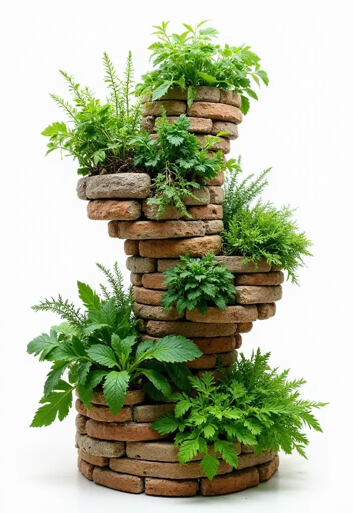 28 Backyard DIY Ideas That Instantly Upgrade Your Outdoor Space - 5. Herb Spiral Garden