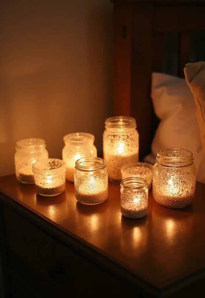 28 Bedroom DIY Ideas for a Cozy and Stylish Makeover 20 28 Bedroom DIY Ideas for a Cozy and Stylish Makeover - 20. DIY Candle Holders