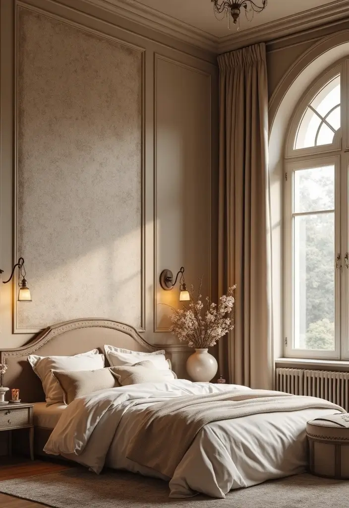28 Bedroom DIY Ideas for a Cozy and Stylish Makeover 23 28 Bedroom DIY Ideas for a Cozy and Stylish Makeover - 23. Textured Wall Treatments