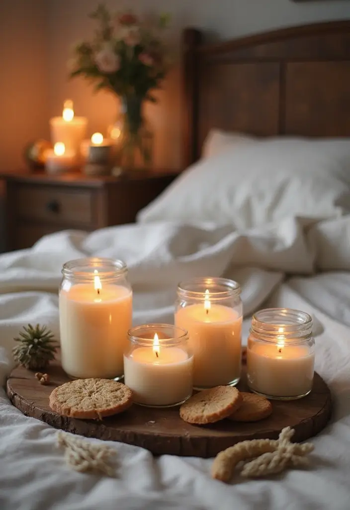 28 Bedroom DIY Ideas for a Cozy and Stylish Makeover 26 28 Bedroom DIY Ideas for a Cozy and Stylish Makeover - 26. DIY Scented Candles