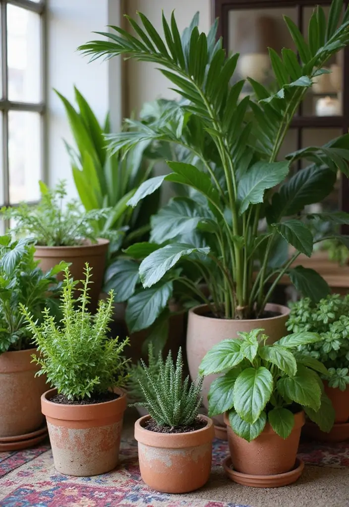 28 Bedroom DIY Ideas for a Cozy and Stylish Makeover 5 28 Bedroom DIY Ideas for a Cozy and Stylish Makeover - 5. Indoor Plant Display