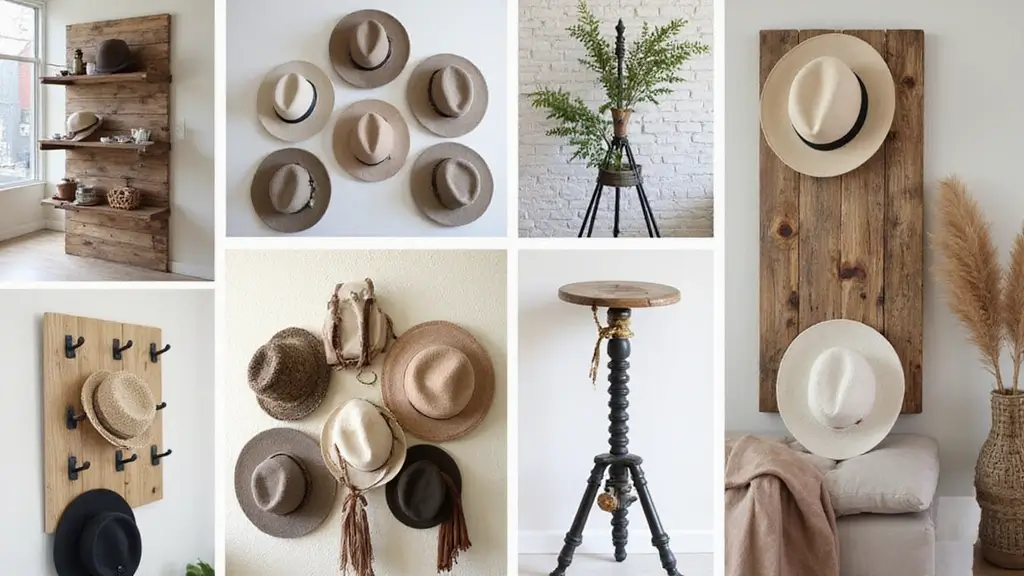 28 DIY Hat Rack Projects That Save Space in Style