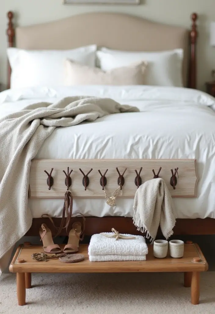 28 DIY Under Bed Storage Ideas That Save Space - 12. DIY Under Bed Valet