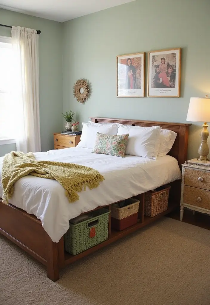 28 DIY Under Bed Storage Ideas That Save Space - 24. Repurposed Furniture for Storage