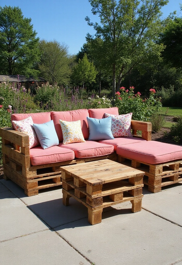 28 Outdoor Furniture DIY Projects for a Stylish Backyard 1 28 Outdoor Furniture DIY Projects for a Stylish Backyard - 1. Upcycled Pallet Sofa