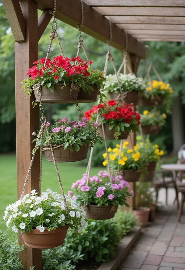 28 Outdoor Storage DIY Ideas That Are Brilliantly Practical 11 28 Outdoor Storage DIY Ideas That Are Brilliantly Practical - 11. Hanging Storage Baskets