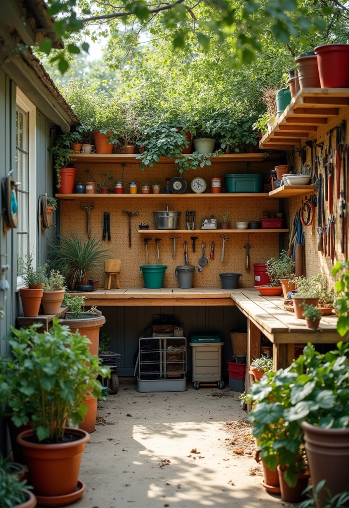 28 Outdoor Storage DIY Ideas That Are Brilliantly Practical 14 28 Outdoor Storage DIY Ideas That Are Brilliantly Practical - 14. DIY Shed Organization