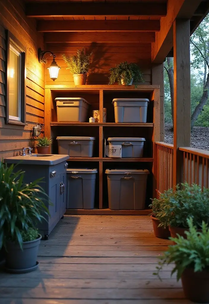 28 Outdoor Storage DIY Ideas That Are Brilliantly Practical 4 28 Outdoor Storage DIY Ideas That Are Brilliantly Practical - 4. Under-Deck Storage