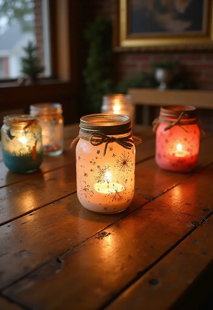 29 Cheap DIY Christmas Decorations That Look Luxe 7 29 Cheap DIY Christmas Decorations That Look Luxe - 7. Recycled Jar Candle Holders