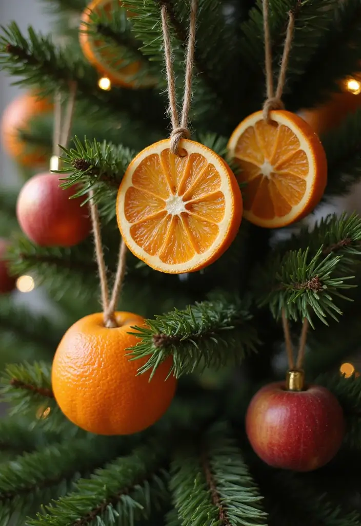 29 Cheap DIY Christmas Decorations That Look Luxe 9 29 Cheap DIY Christmas Decorations That Look Luxe - 9. Natural Fruit Ornaments