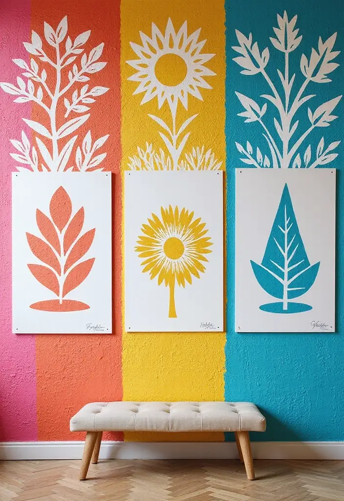 29 Creative Home Decor Ideas DIY for Every Room - 28. Eco-Friendly Wall Stencils