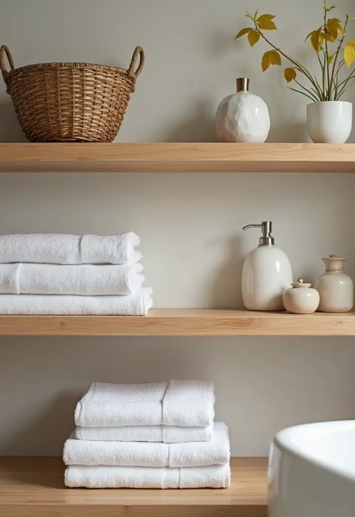 29 DIY Bathroom Ideas That Feel Spa-Like 1 29 DIY Bathroom Ideas That Feel Spa-Like - 1. Natural Wood Accents