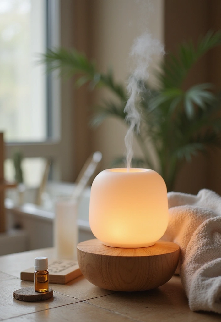 29 DIY Bathroom Ideas That Feel Spa-Like 11 29 DIY Bathroom Ideas That Feel Spa-Like - 11. Aromatherapy Diffuser