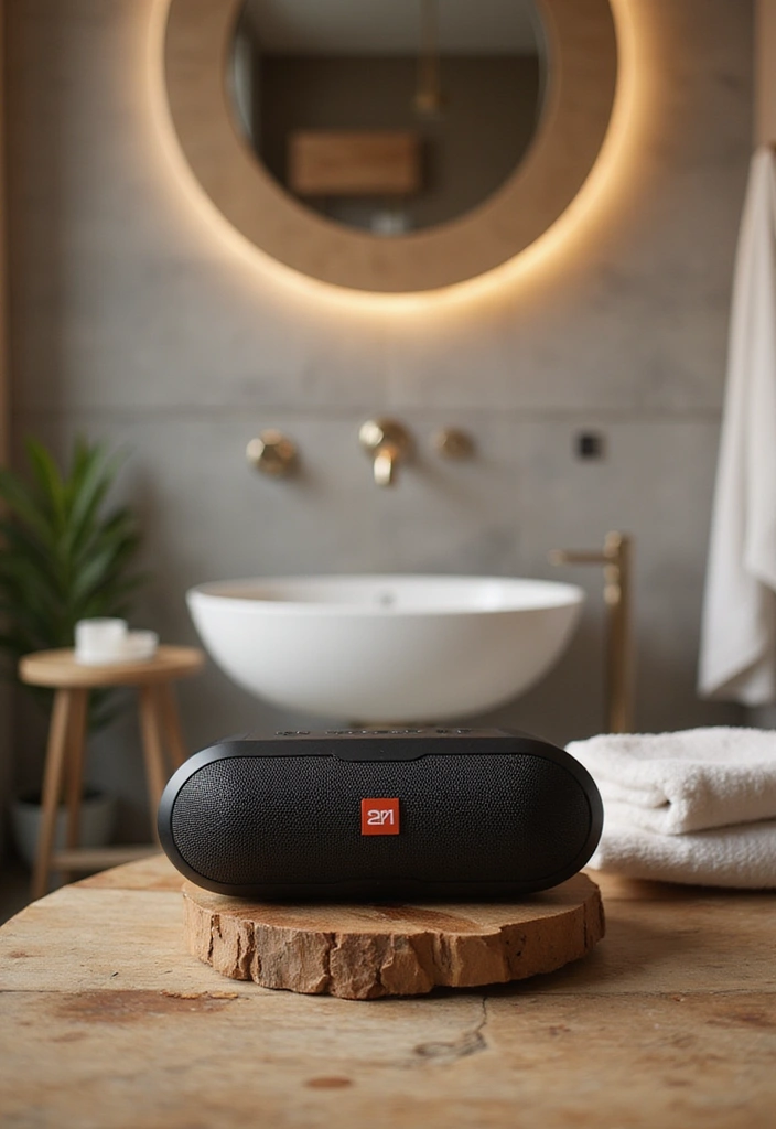 29 DIY Bathroom Ideas That Feel Spa-Like 29 29 DIY Bathroom Ideas That Feel Spa-Like - 29. Mood-Enhancing Music