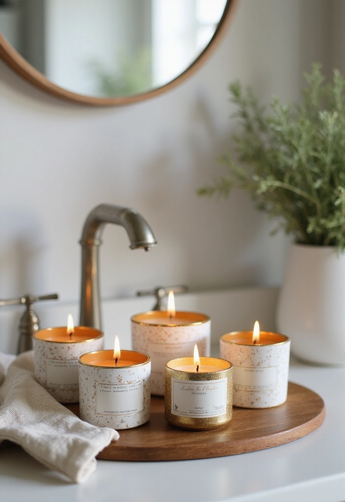 29 DIY Bathroom Ideas That Feel Spa-Like 5 29 DIY Bathroom Ideas That Feel Spa-Like - 5. Scented Candles