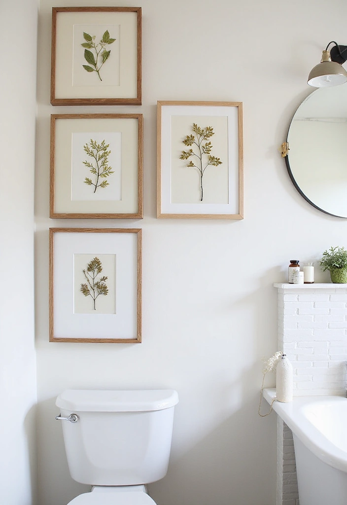 29 DIY Bathroom Ideas That Feel Spa-Like 6 29 DIY Bathroom Ideas That Feel Spa-Like - 6. DIY Wall Art