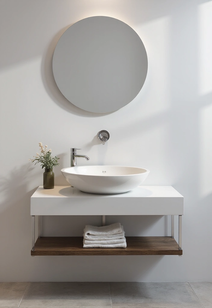 29 DIY Bathroom Ideas That Feel Spa-Like 7 29 DIY Bathroom Ideas That Feel Spa-Like - 7. Floating Vanity