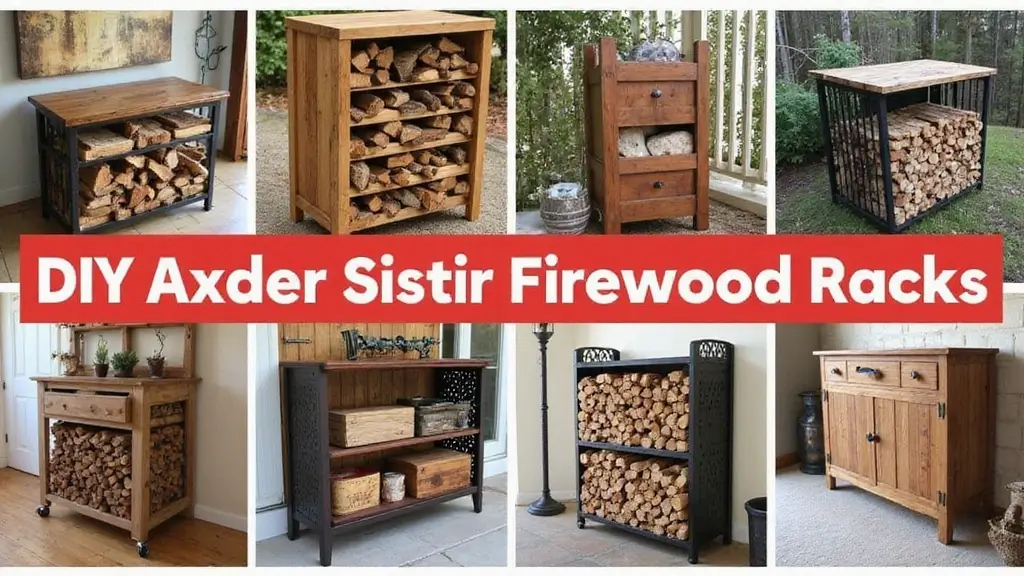 29 DIY Firewood Rack Ideas for Style & Function