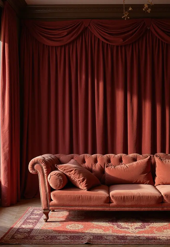 29 DIY Window Treatments That Look High-End - 14. Luxe Velvet Drapes
