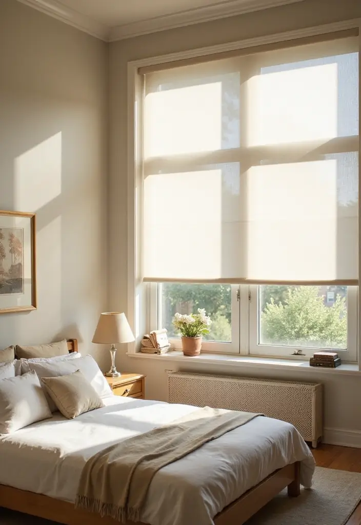 29 DIY Window Treatments That Look High-End - 15. Light Filtering Shades