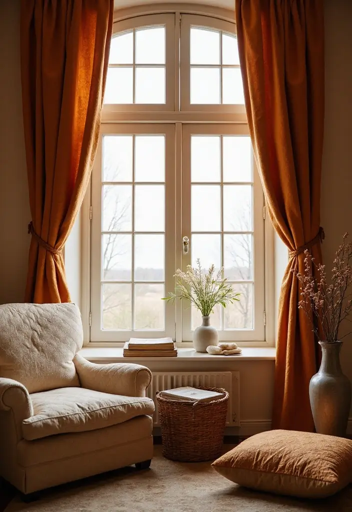 29 DIY Window Treatments That Look High-End - 22. Cozy Quilted Curtains