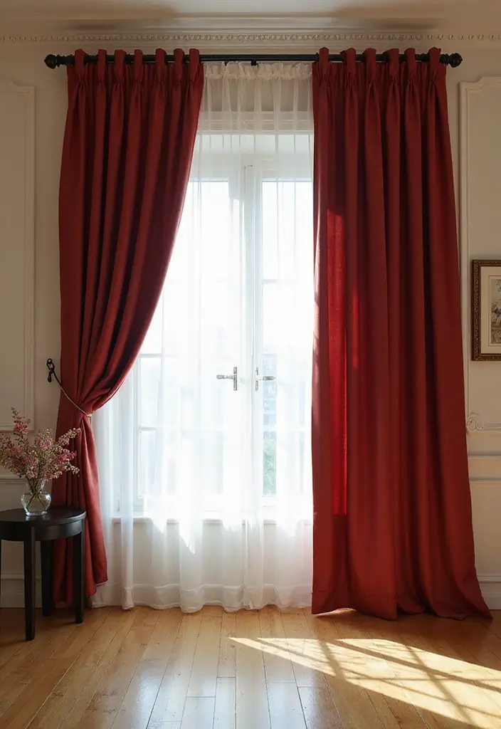29 DIY Window Treatments That Look High-End - 5. Dramatic Floor-Length Curtains