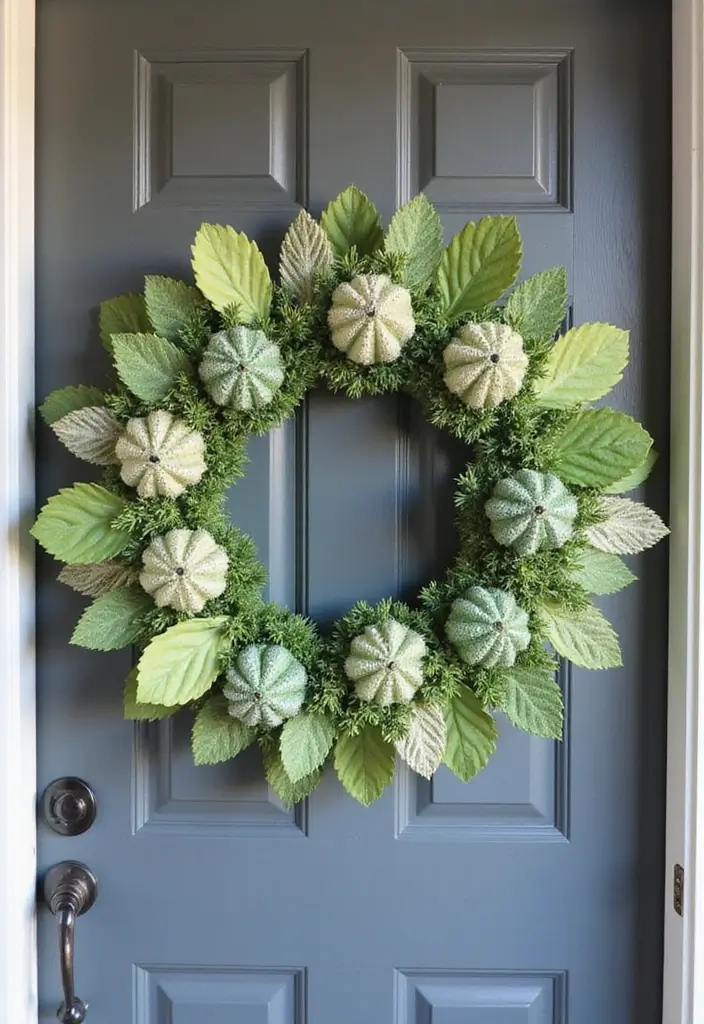 29 DIY Wreaths for Front Door That Guests Will Adore 19 29 DIY Wreaths for Front Door That Guests Will Adore - 19. Cactus Wreath