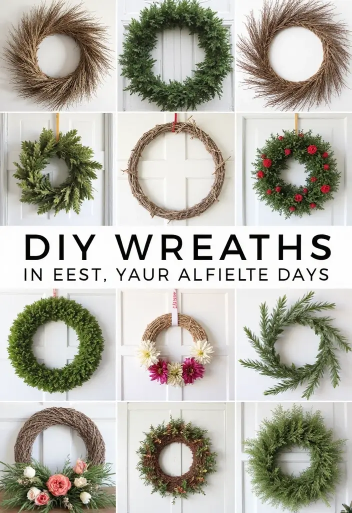 29 DIY Wreaths for Front Door That Guests Will Adore 30 29 DIY Wreaths for Front Door That Guests Will Adore - Conclusion