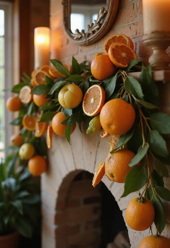 29 Fall Home Decor DIY Projects for a Warm Vibe 11 29 Fall Home Decor DIY Projects for a Warm Vibe - 11. Dried Citrus Garland