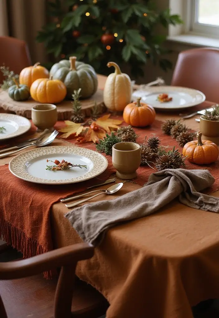29 Fall Home Decor DIY Projects for a Warm Vibe 22 29 Fall Home Decor DIY Projects for a Warm Vibe - 22. Warm Flannel Tablecloths