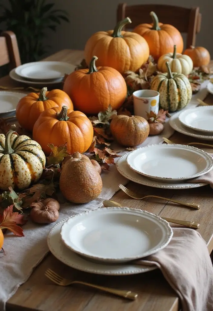 29 Fall Home Decor DIY Projects for a Warm Vibe 9 29 Fall Home Decor DIY Projects for a Warm Vibe - 9. Fall-Themed Table Settings