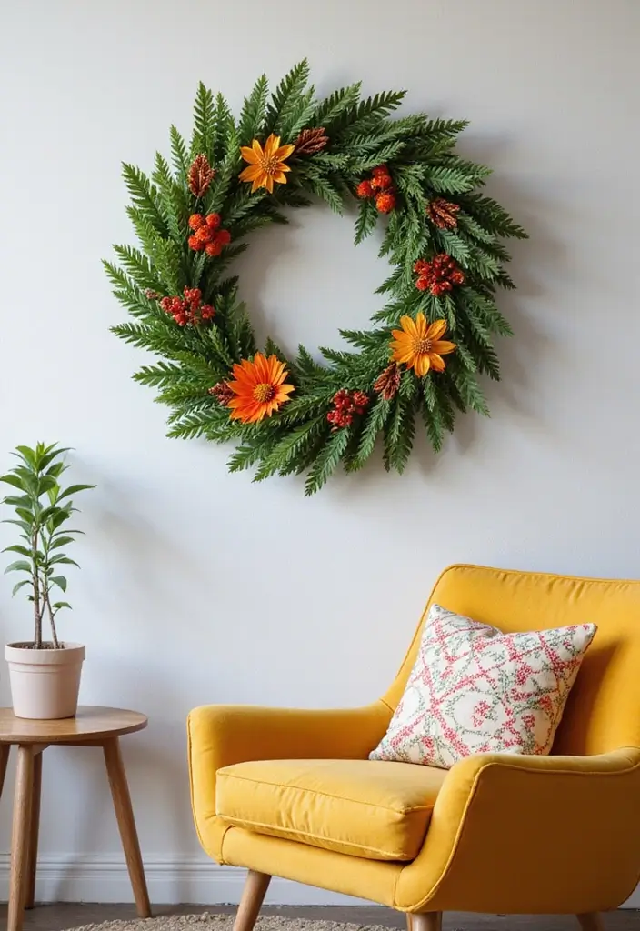 29 Modern DIY Living Room Decor Ideas on a Budget 16 29 Modern DIY Living Room Decor Ideas on a Budget - 16. DIY Wreaths