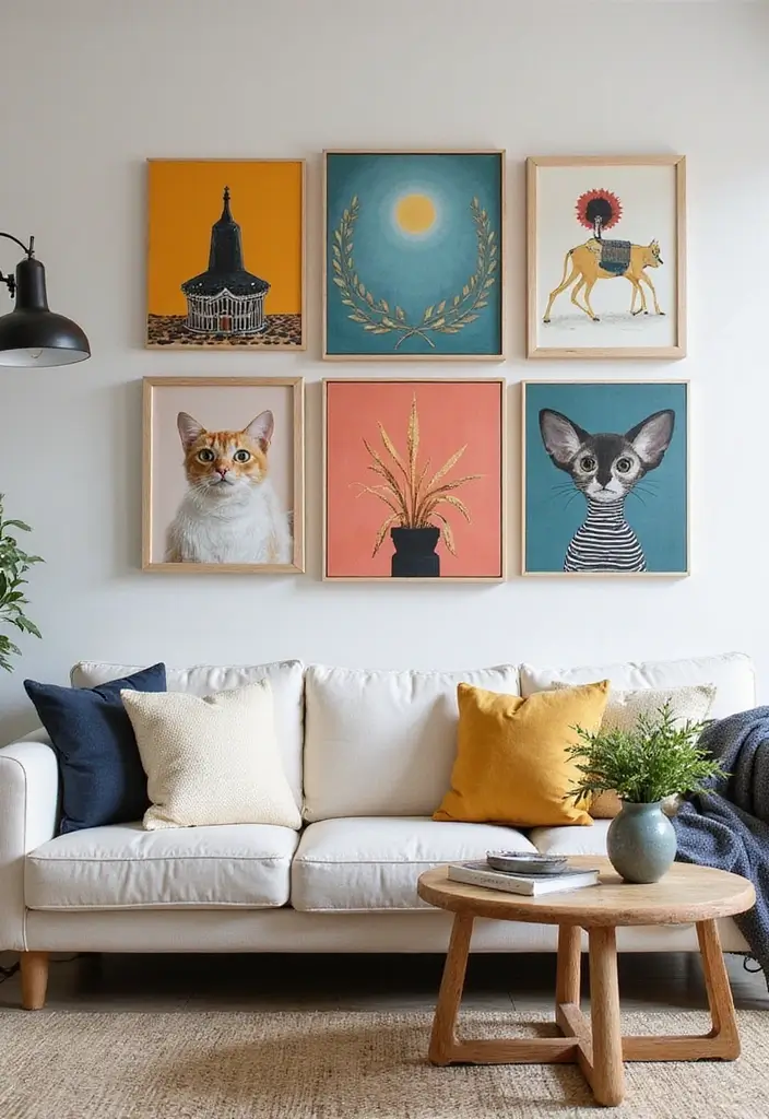29 Modern DIY Living Room Decor Ideas on a Budget 6 29 Modern DIY Living Room Decor Ideas on a Budget - 6. DIY Wall Art