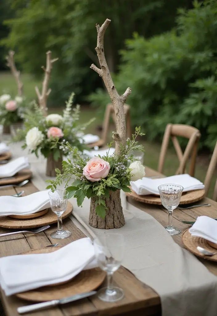 29 Napkin Holder DIY Ideas for Every Occasion 10 29 Napkin Holder DIY Ideas for Every Occasion - 10. Branch Napkin Holders