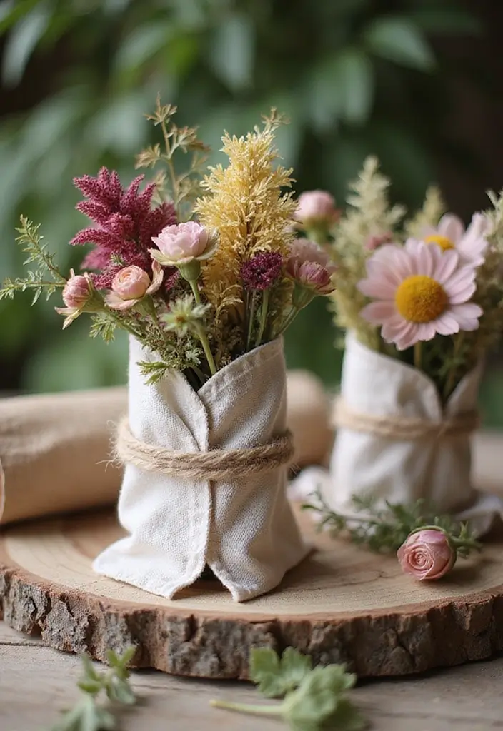 29 Napkin Holder DIY Ideas for Every Occasion 17 29 Napkin Holder DIY Ideas for Every Occasion - 17. Dried Flower Napkin Holders