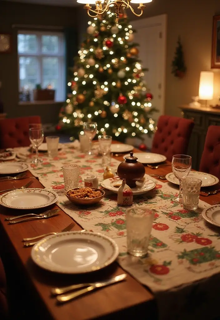 30+ DIY Christmas Table Decorations Guests Will Love - 28. Holiday-Themed Table Games