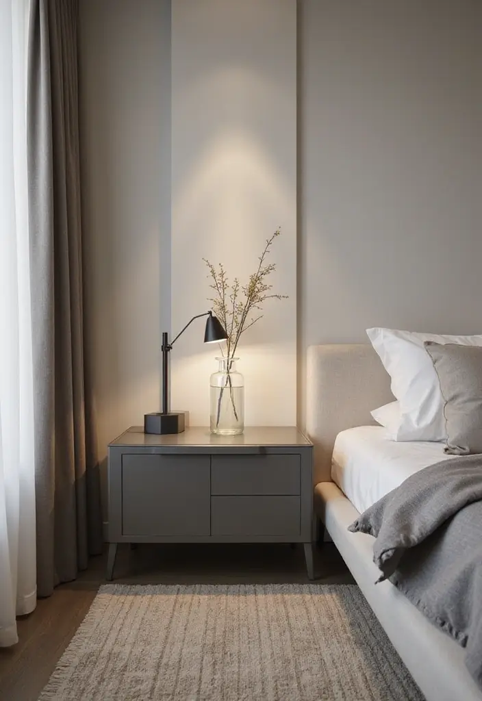 30+ DIY Nightstand Projects You’ll Want in Your Bedroom 12 30+ DIY Nightstand Projects You’ll Want in Your Bedroom - 12. Glass Top Nightstand
