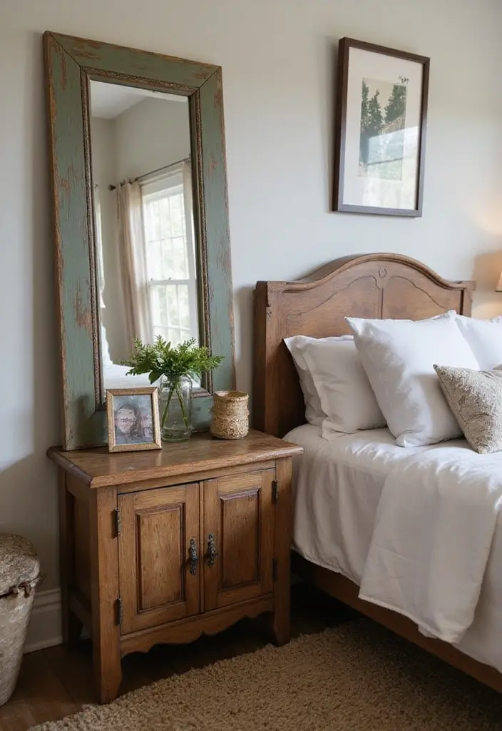 30+ DIY Nightstand Projects You’ll Want in Your Bedroom 23 30+ DIY Nightstand Projects You’ll Want in Your Bedroom - 23. Nightstand Made from an Old Door