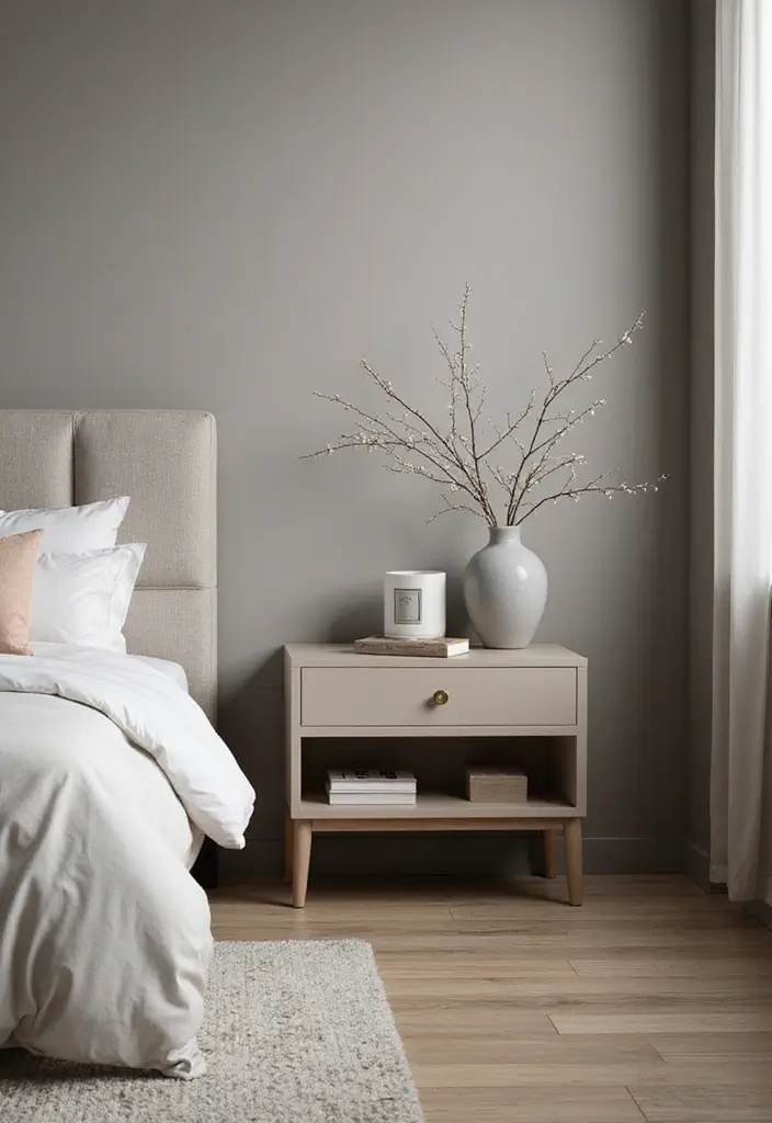 30+ DIY Nightstand Projects You’ll Want in Your Bedroom 3 30+ DIY Nightstand Projects You’ll Want in Your Bedroom - 3. Modern Minimalist Nightstand