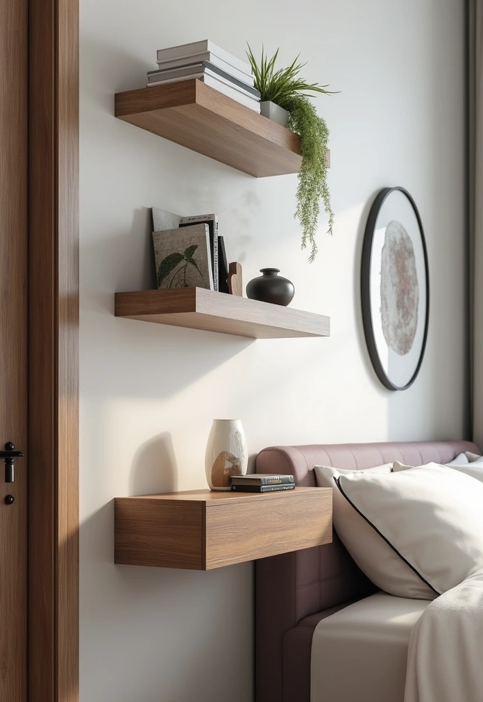 30+ DIY Nightstand Projects You’ll Want in Your Bedroom 5 30+ DIY Nightstand Projects You’ll Want in Your Bedroom - 5. Floating Nightstand