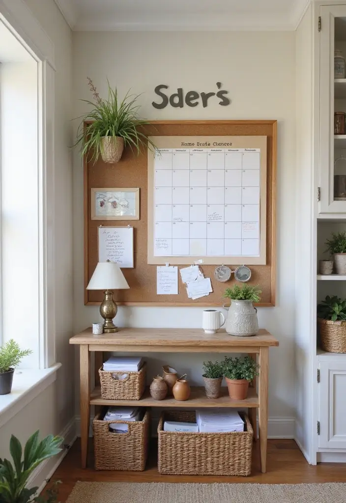 30+ DIY Organization Ideas to Simplify Your Home - 26. Create a Command Center