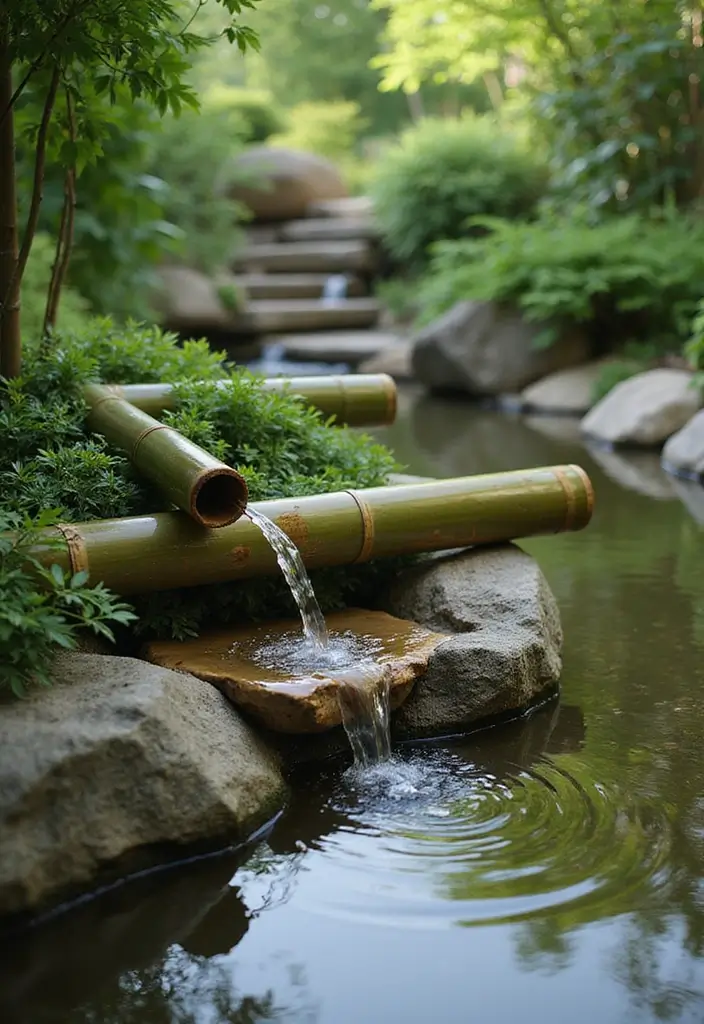 30+ Fountain DIY Projects That Add Zen to Your Garden - 11. Bamboo Fountain