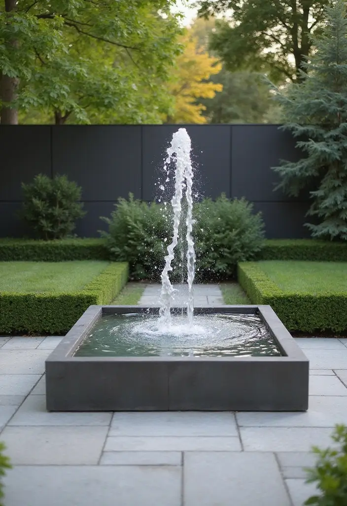 30+ Fountain DIY Projects That Add Zen to Your Garden - 14. Modern Steel Fountain