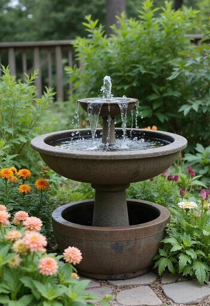 30+ Fountain DIY Projects That Add Zen to Your Garden - 20. Rain Barrel Fountain