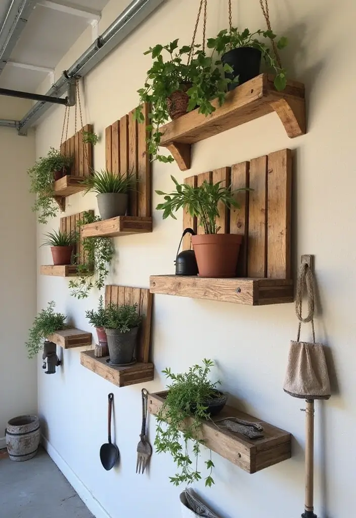 30+ Garage Organization Ideas DIY for a Clutter-Free Life - 1. Upcycled Pallet Shelves