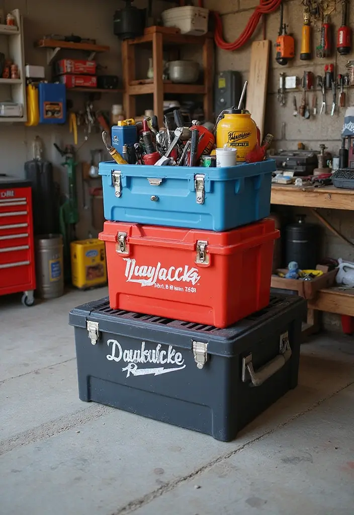 30+ Garage Organization Ideas DIY for a Clutter-Free Life - 11. Customized Toolboxes